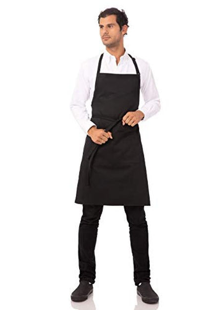 Chef Works Unisex Butcher Apron, Black, One Size (2 Pack)