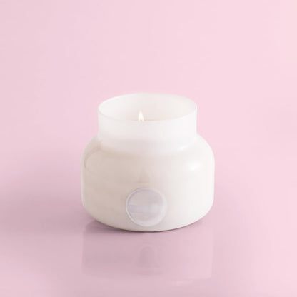 Capri Blue Volcano Scented Candles - Luxury Glass Jar Candles for Home Scented with Tropical Fruit & Sugared Citrus - Soy Wax Blend - Capri Blue Volcano - White Color (19 oz)