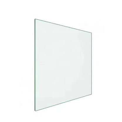 Virelix 20" Square Tempered Glass Table Top, Clear Surface 1/4" Thick Flat Polished Edge for Furniture Protection Patio Dining Coffee End Tables (20 inch)