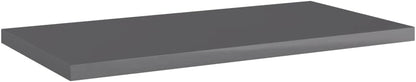 vidaXL Engineered Wood Bookshelf Boards - High Gloss Gray Replacements, Durable Storage Solutions for Modern Living