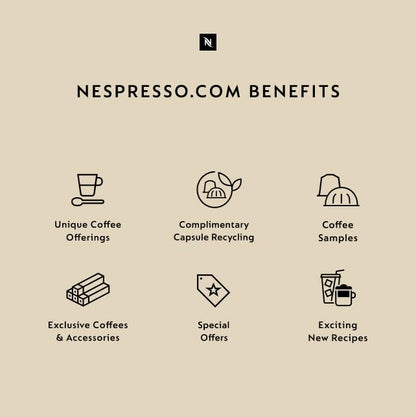 Nespresso Capsules Original Line, Arpeggio Decaffeinato, Dark Roast Coffee, 50-Count Coffee Pods