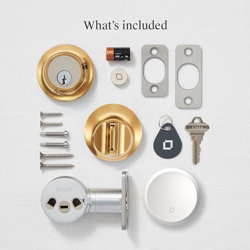 Level Lock+ (Matter) Smart Lock - World's Smallest, Most Advanced Matter-Over-Thread Deadbolt Plus Apple Home Key - Keyless and Remote Access via Apple, Alexa, Google Home, SmartThings (Satin Nickel)