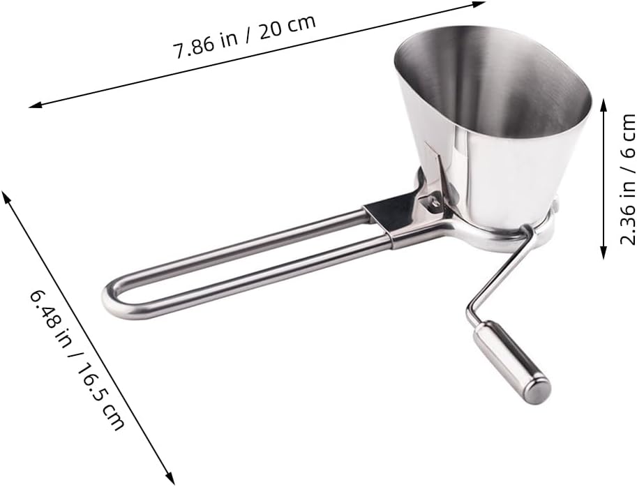 DECHOUS Stainless Steel Parsley Chopper, Manual Mint Herbs Spices Grater, Vegetable Grinding Tool