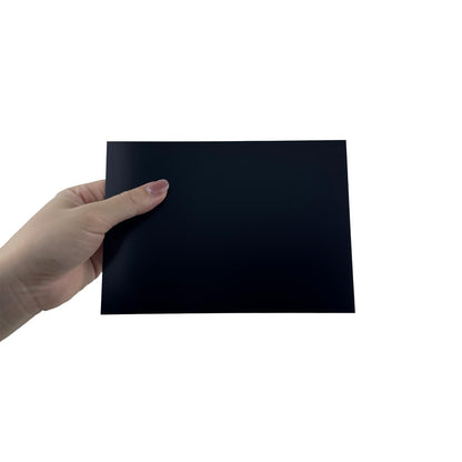 HXymxkeqi 10PCS 5052 Black Anodized Aluminum Sheet 5x7 Inch 0.8mm CNC Machining Grade Metal Stock for Enclosures Robotics Prototyping