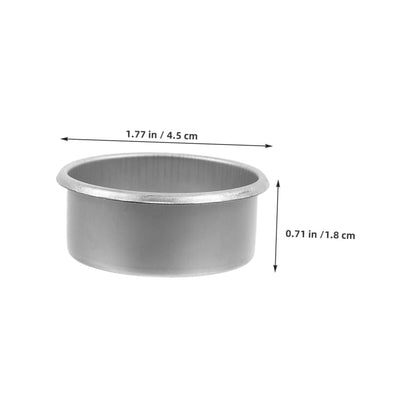 AUTSUPPL 15pcs Metal Tea Light Candle Holders Decorative Tins for Weddings Parties and Home Decor Simple and Elegant Design for Scented Candles Versatile Storage Option