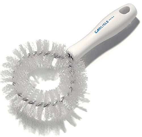 SPARTA 4016402 Plastic Curved Vegetable Brush, 8.75 Inches, Stiff Bristles for Kitchens