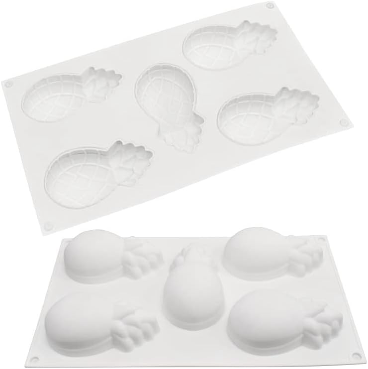 Silicone Cake Mold, Dessert Silicone Mold for Baking, Fondant Mould, Fruit Shape, Jelly Bakeware, 11.68x6.84x1.48 inch