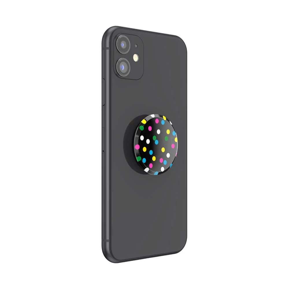 PopSockets Phone Grip for MagSafe with Kickstand, Magnetic Stand, Swappable Top, Secure Hold for iPhone MagSafe Cases, Phone & Tablet Grip - Clear