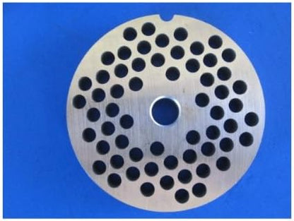 #22 x 3/16" STAINLESS STEEL Meat Grinder Plate Disc for Hobart, LEM, Cabelas, Universal MTN & Others