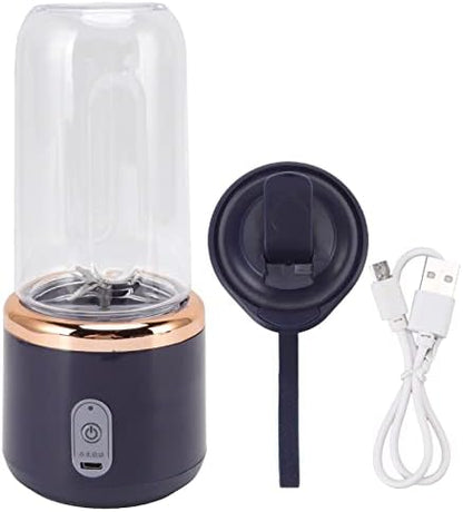 USB Size Blender, 300ml Baby Food Shakes Food Processor Portable Blender with Lid for Travel, Outdoor