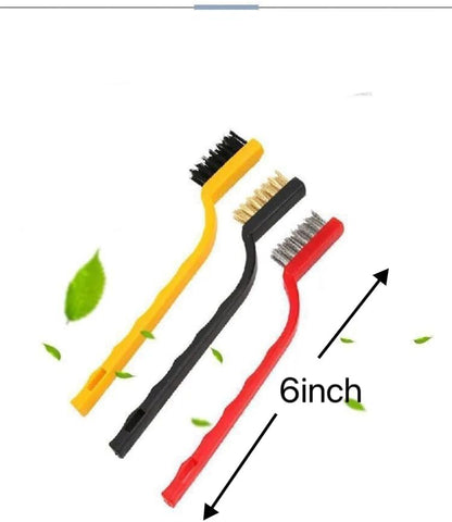 5Pcs Kitchen Stove Cleaning Brush + Scraper Tool Set, Heavy Duty Scraper for Gas Burners, Stainless Steel and Nylon