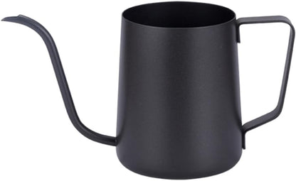 Whistling Teapot Coffee Pot, Stovetop Drip Pot with Long Spout, Stainless Steel Kettle with Tea Strainer