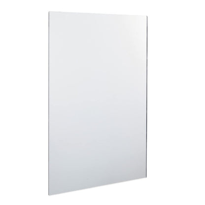 Bright Creations Acrylic Mirrors for Wall - 17 x 11 in, 2 Pack, Clear, Modern - Shatterproof Frameless Mirror Tiles - Bathroom, Bedroom, Kitchen & Home Gym