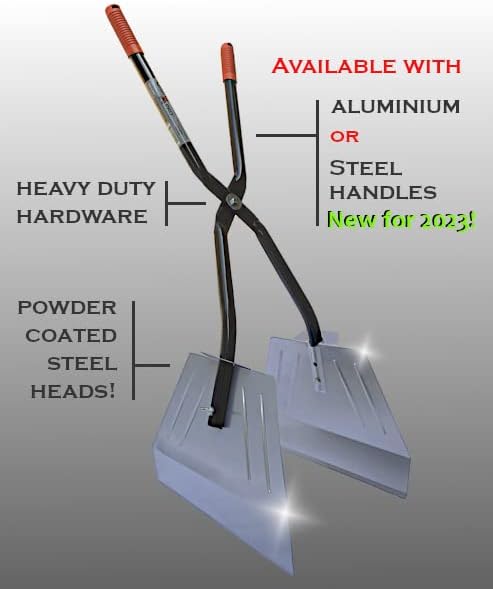 Garden GrabX PRO - When You Need a Leaf and Garden Grabber That's a Durable, Versatile Tool, not a Toy. (Steel Handles)