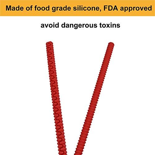Leline's Heat Resistant Guard for Oven Rack, Silicone Oven Rack Shield Protectors, 14 inches, Pack of 2