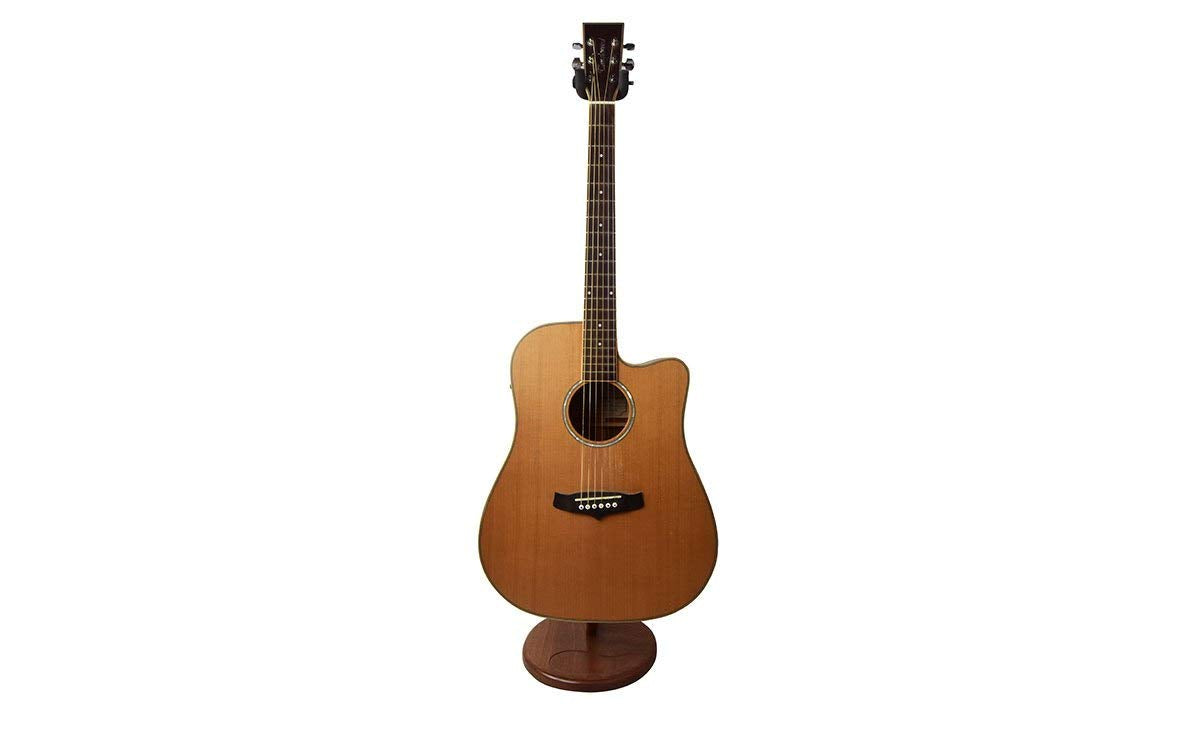 Ruach Original Wooden GS-1 Acoustic Electric Guitar Stand – Handmade from Mahogany