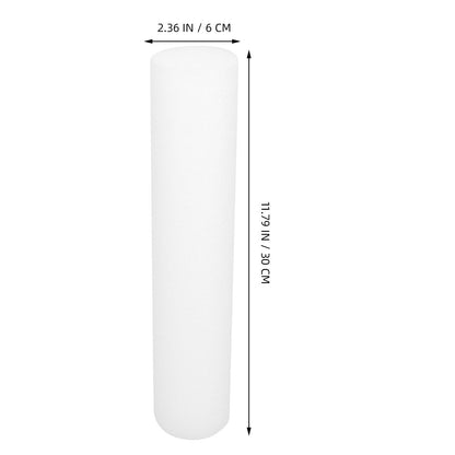 Uonlytech 10Pcs Foam Cylinders for Crafts 11.81In Floral Foam Rods for Flower Arrangements DIY Flower Making Supplies Polystyrene Tubes for Floral Sticks