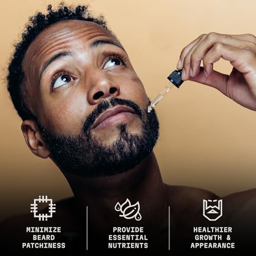 Striking Viking Beard Oil with Biotin for Men - 2 Fl Oz, 1 Pack, Sandalwood - Thickening & Conditioning Beard Growth Oil & Serum with Argan & Jojoba for Hydrated Facial Hair