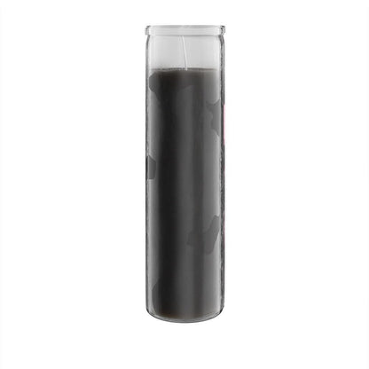 Simply Soson 2x8 inch Black Devotional Candles in Glass Jar - 1 Piece - 90 Hours – Prayer Candle - Tall Pillar Candles for Religious, Memorials, Party Decor