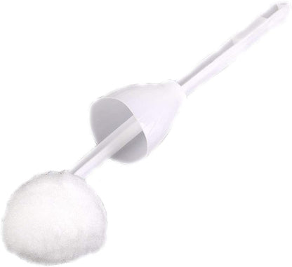 Multifunction Squeeze Water Cotton-Type Toilet Cleaning Brush - Soft Bristle Home Toilet Brush with Holder
