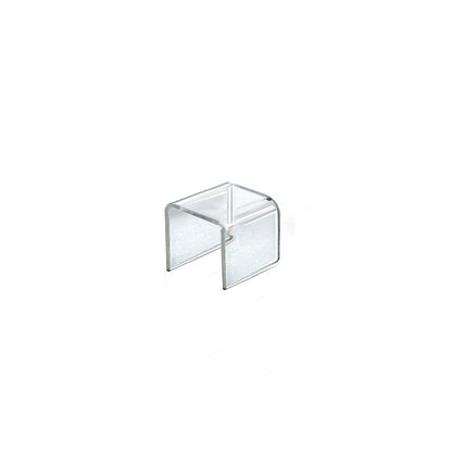 Azar Displays 515328 2.5" Square Acrylic Riser, Clear (4 Pack)