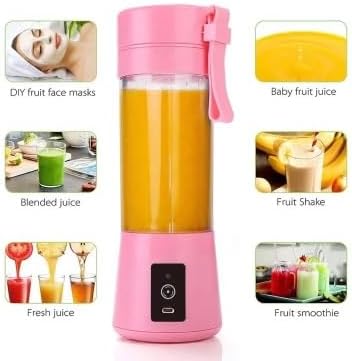 WROZZO Mini Personal Blender, 1000W Powerful Motor, 800ml Cup, 6 Stainless Blades, USB Charging, Portable for Shakes,