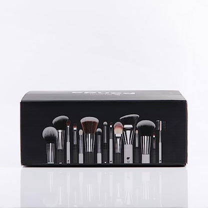 DUcare Makeup Brushes Set Professional 27Pcs Makeup Brushes Premium Synthetic Kabuki Foundation Blending Face Powder Blush Concealers Eye Shadows Make Up Brushes Kit White
