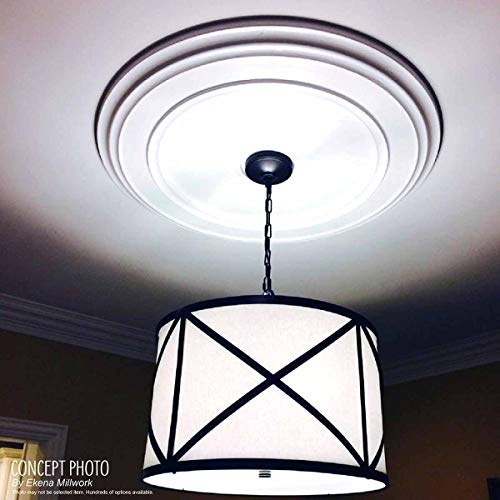 17 3/4"OD x 3 3/4"ID x 1"P Peralta Ceiling Medallion (Fits Canopies up to 4 5/8")