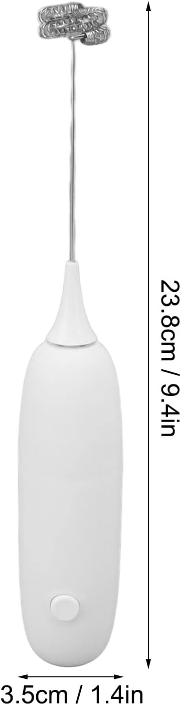 Handheld Electric Milk Frother, Rechargeable Foam Maker, Mini Drink Mixer Wand for Coffee, Latte, Frappe, Matcha, Hot