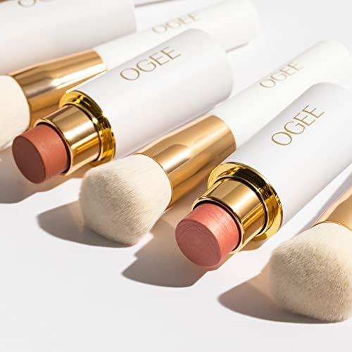 Ogee Blender Brush - Professional Quality Makeup Brush - Ultra-Soft Foundation Brush with Vegan Bristles for Flawless Makeup Application