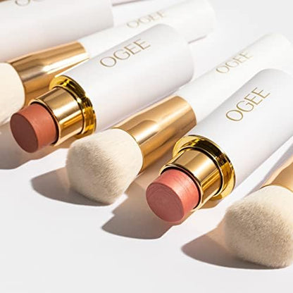 Ogee Blender Brush - Professional Quality Makeup Brush - Ultra-Soft Foundation Brush with Vegan Bristles for Flawless Makeup Application
