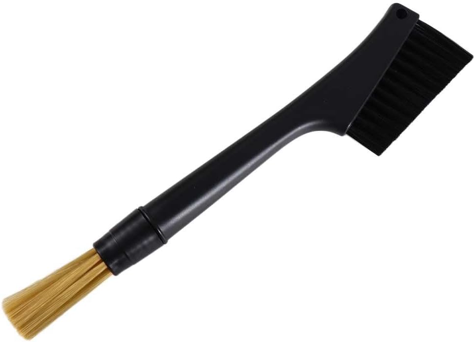 Dual Purpose Coffee Machine Cleaning Brush, Removable Double Head Espresso Brush for Home Kitchen Accessories