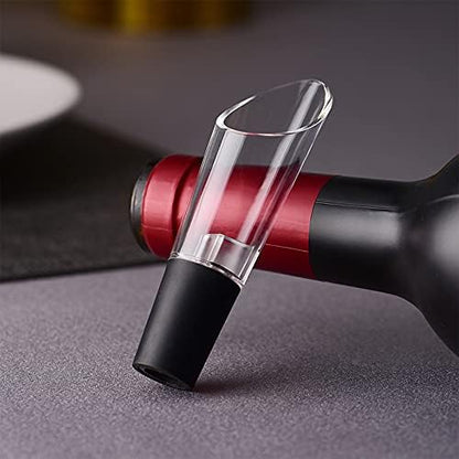 Electric Wine Bottle Opener, Battery Operated Cork Opener with Foil Cutter, Automatic Corkscrews Wine Opener Kit