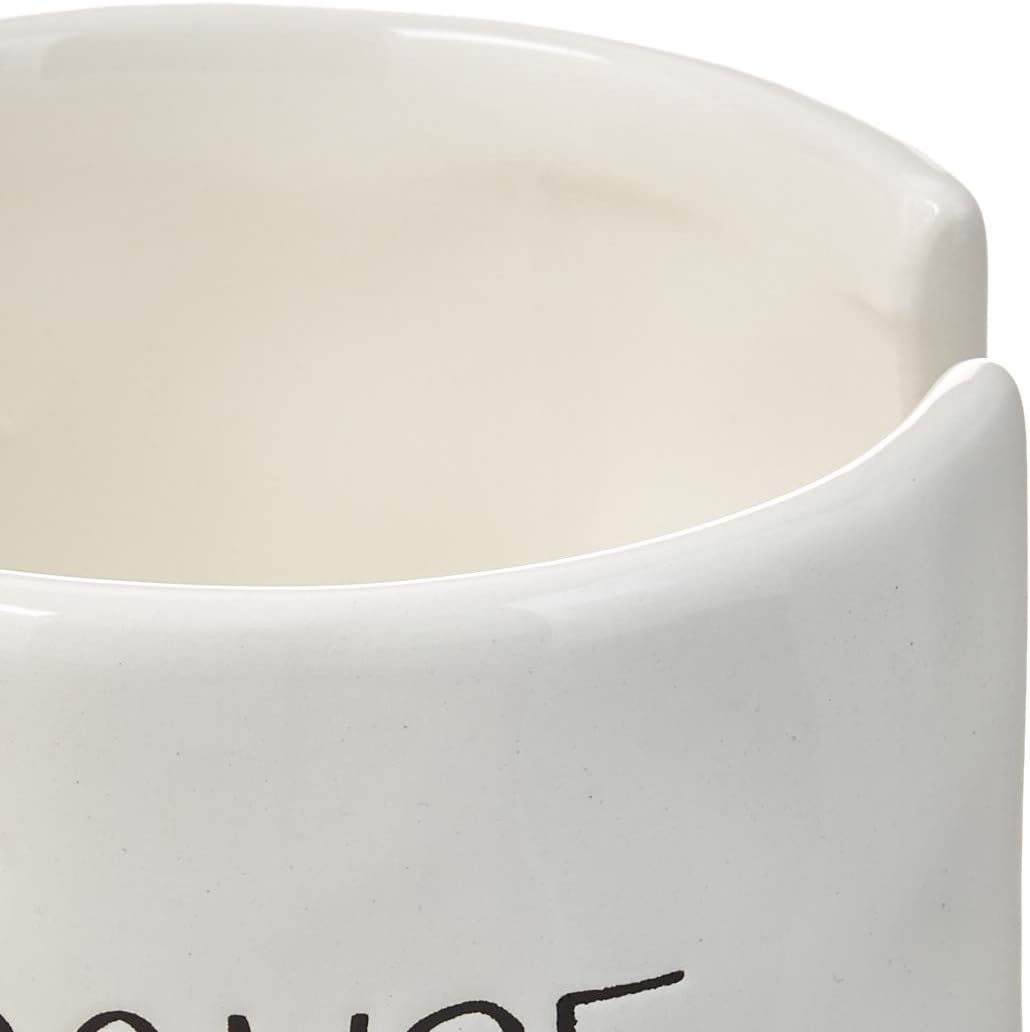 Off White Ceramic Sponge Holder Caddy - Stylish Kitchen Storage