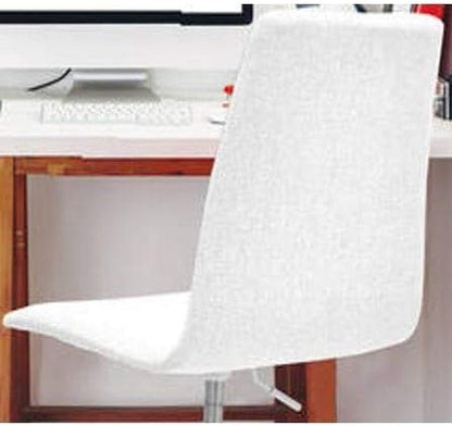 Urban Lifestyle Linen Swivel Chair in White