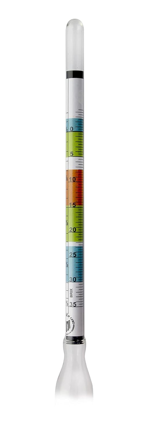 Triple Scale Hydrometer for Wine and Beer