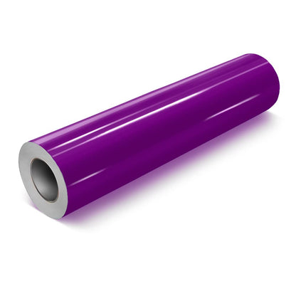 VViViD Violet Gloss DECO65 Permanent Adhesive Craft Vinyl for Cricut, Silhouette & Cameo (100ft x 11.8" Extra Large Roll)