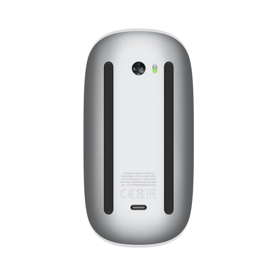 Apple Magic Mouse: Wireless, Bluetooth, Rechargeable. Works with Mac or iPad; Multi-Touch Surface - White