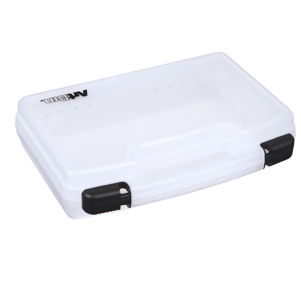 ArtBin 6977AB 12 inch Quick View Deep Base Carrying Case, Portable Art & Craft Organizer with Handle, [1] Plastic Storage Case, Translucent