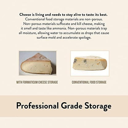 30-Pack 6.25 11 Formaticum - Cheese Storage Bags - x Wax Paper Bags to Keep Cheese or Charcuterie Fresh - Professional