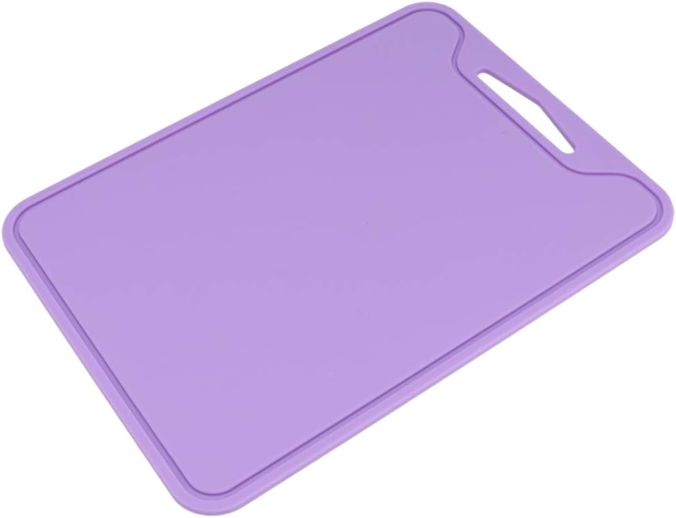 Food Grade Silicone Flexible Cutting Board, 100% Non-Slip for Meat and Vegetables, Home Kitchen Use