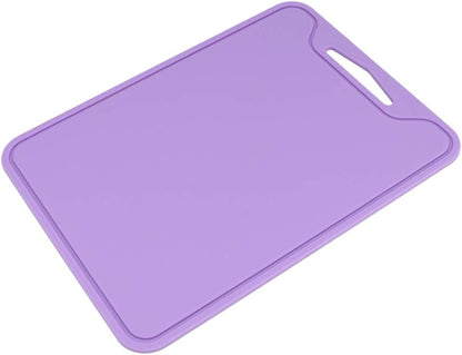 Food Grade Silicone Flexible Cutting Board, 100% Non-Slip for Meat and Vegetables, Home Kitchen Use
