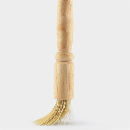 Coffee Grinder Cleaning Brush 2Pcs, Wood Handle & Natural Bristles, Espresso Brush Accessories for Home Kitchen