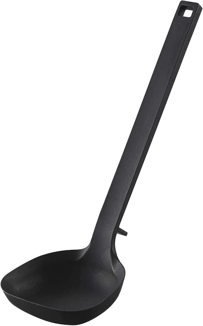 Yamazaki Home Tower Silicone Ladle, Black