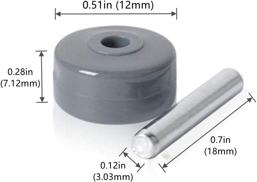 Vacuum Cleaner Replacement Wheels for Shark Navigator Rotator Models NV341, NV350, NV351, NV352, NV355, NV356e
