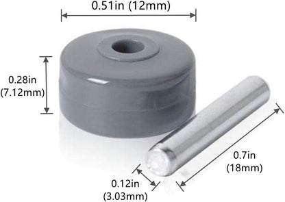 Vacuum Cleaner Replacement Wheels for Shark Navigator Rotator Models NV341, NV350, NV351, NV352, NV355, NV356e