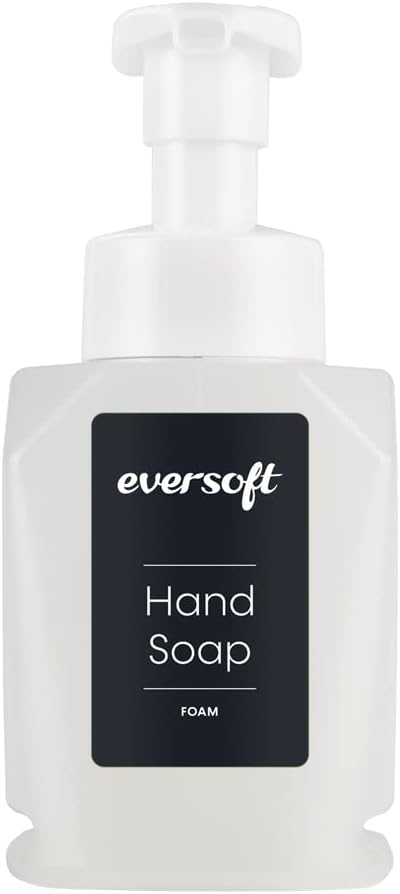 EZbrnd Eversoft Foaming Countertop Hand Soap Dispenser, 385 ml (13 oz), Refill Cartridges Sold Separately