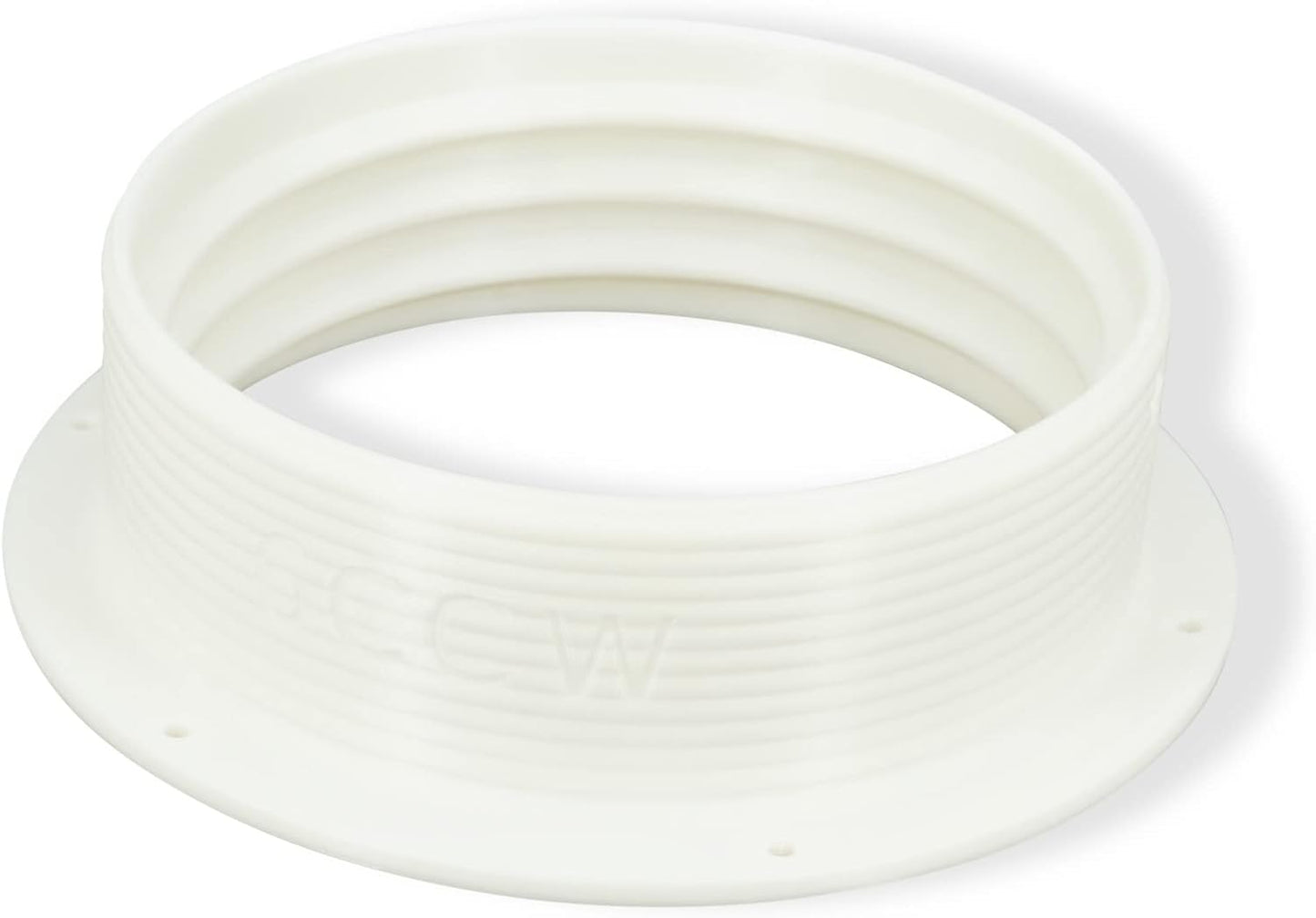 intulon 6-inch Tube Portable AC Air Conditioner/Fan Exhaust Plastic Hose Flange, Off White