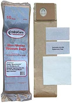 Clarke Vacuum Cleaner Bags, Fits Carpetmaster 112 115 212 215 218, Dust Bags 10 pk