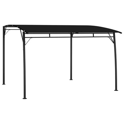 Anthracite Outdoor Gazebo Canopy, 10x10ft Powder-Coated Steel Frame, UV-Protected Polyester Fabric for Patio, Garden, Backyard Parties Lawn Structures